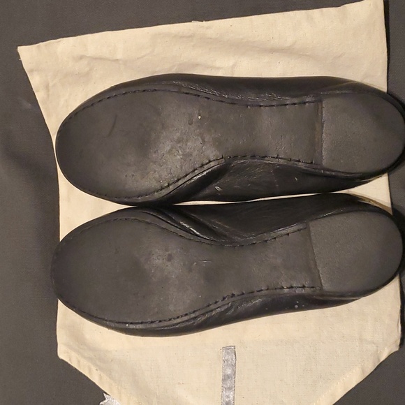 Tory burch black leather ballerinas - Picture 2 of 5